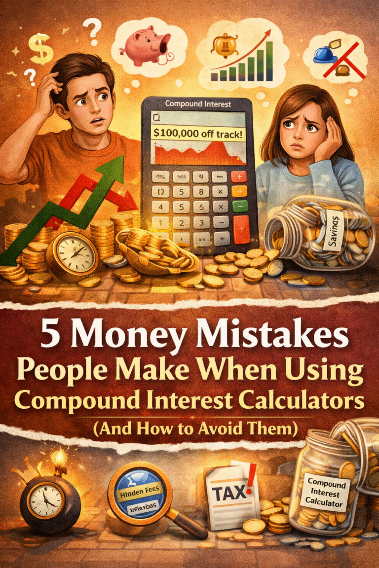 money mistakes with compound interest calculators
