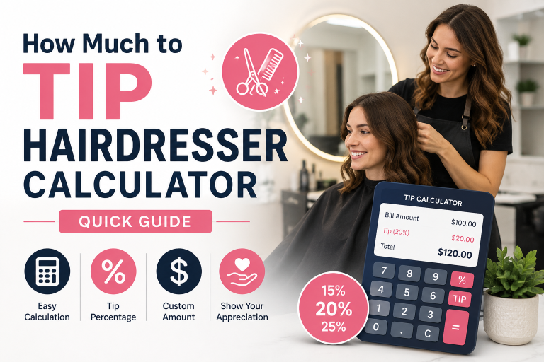 How Much to Tip Hairdresser Calculator – Quick Guide