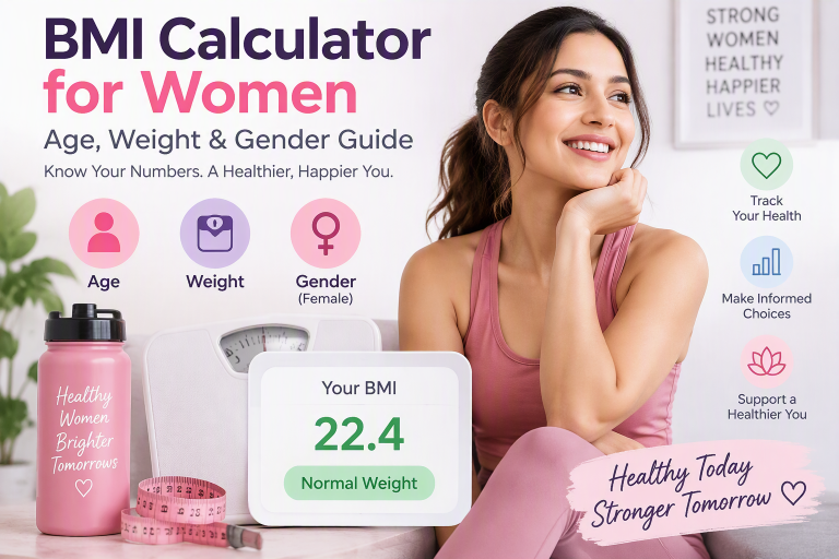 BMI Calculator for Women: Age, Weight & Gender Guide